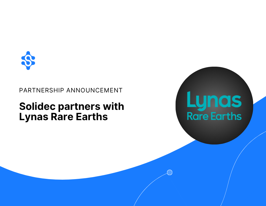 Solidec Partners with Lynas Rare Earths to Advance Sustainable Rare Earth Processing